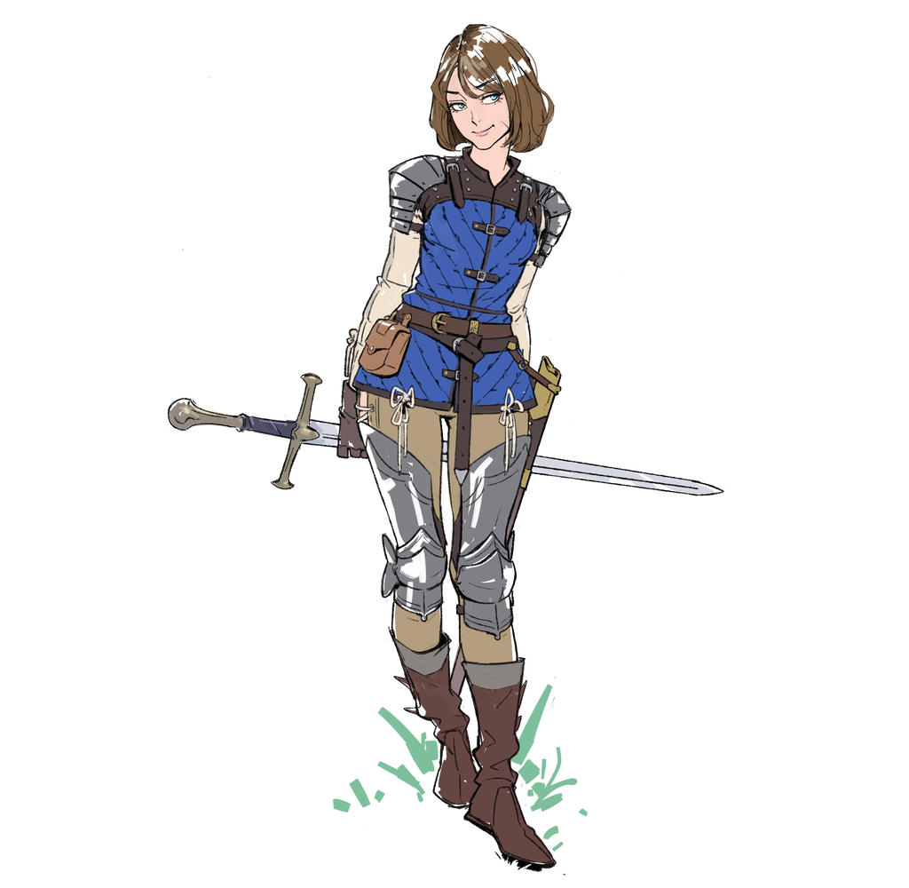 Female Warrior by FF69 on DeviantArt