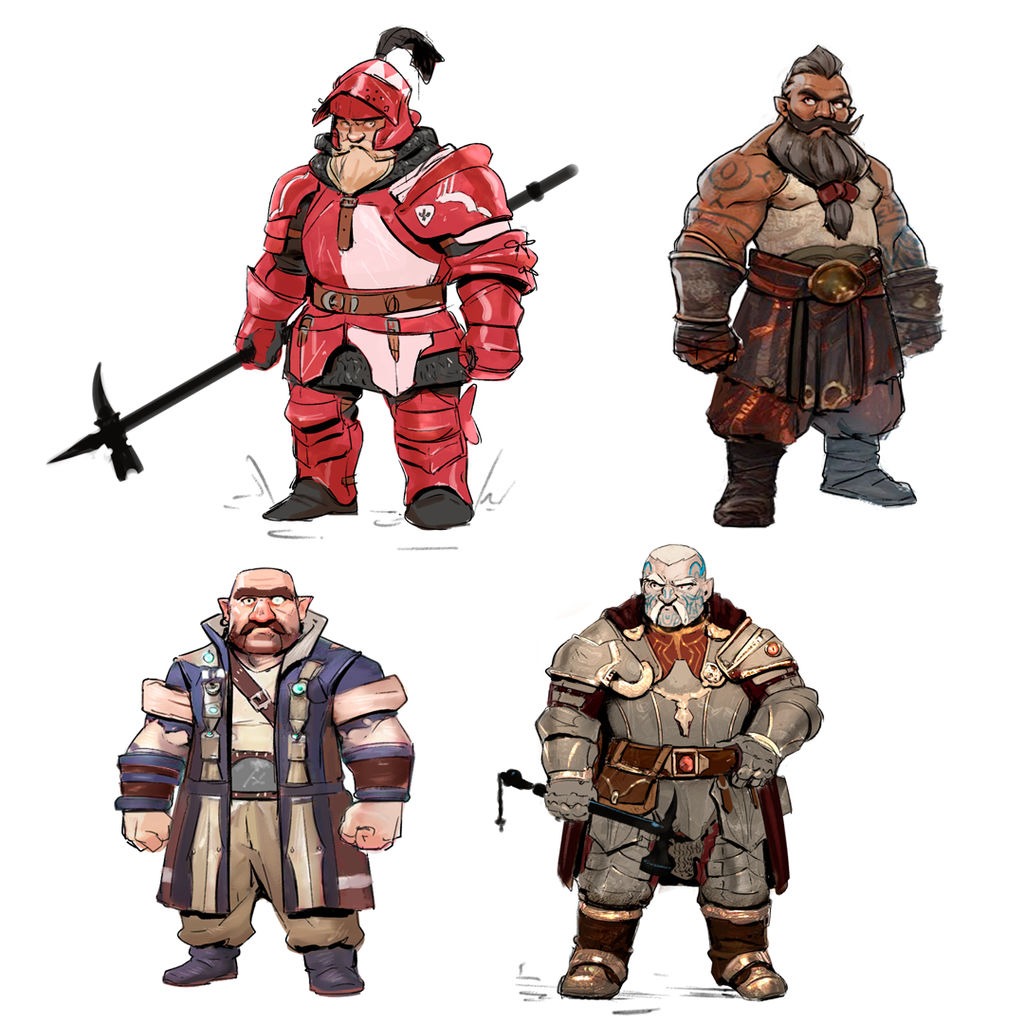 Dwarves Concept by FF69 on DeviantArt
