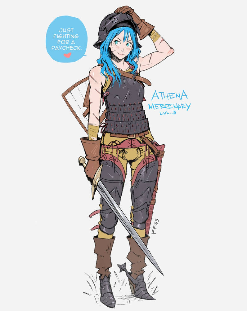 Athena Mercenary by FF69 on DeviantArt