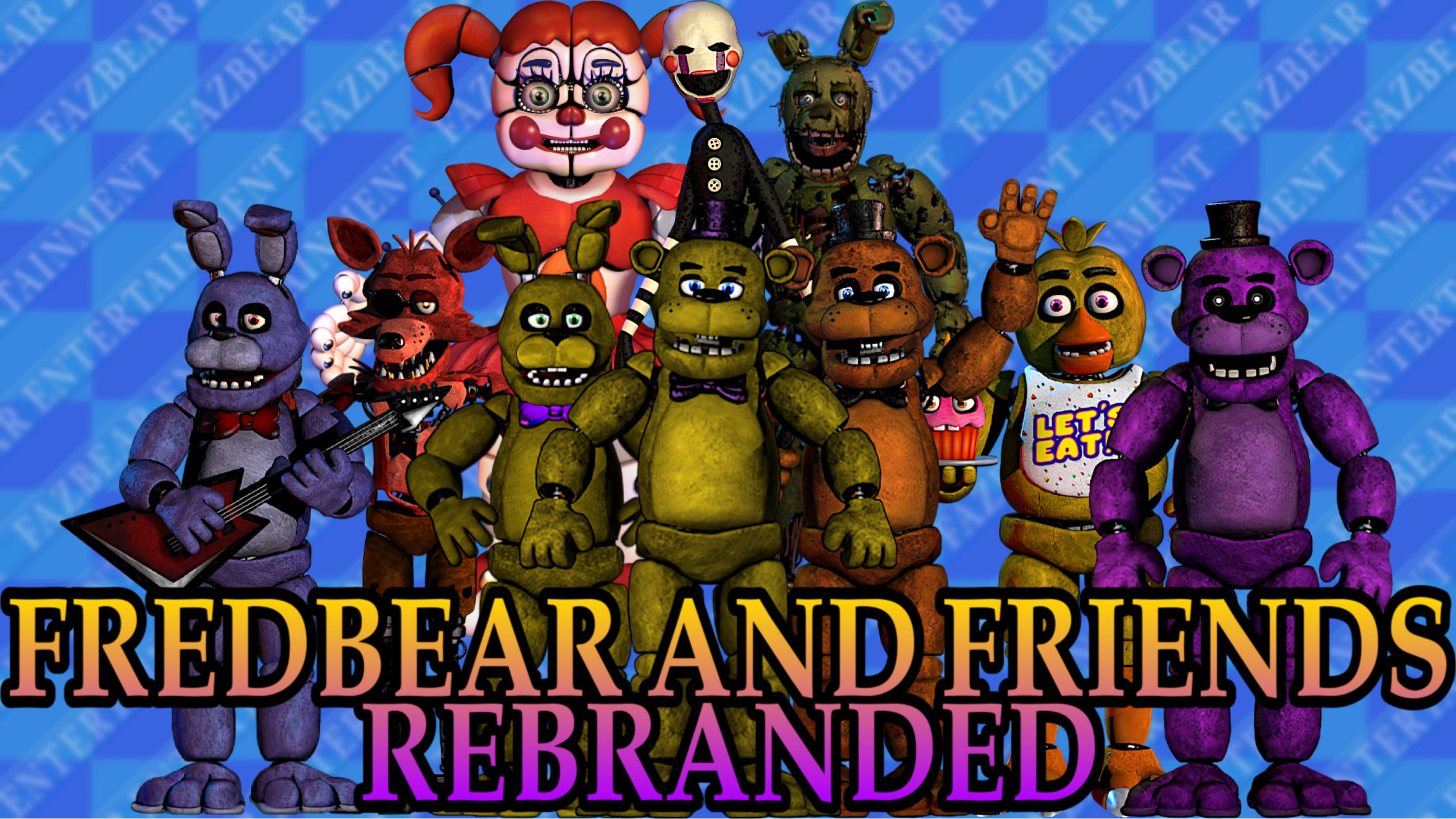 Fredbear and Friends: Rebranded updated poster by RomaxioTheFNaFfan on  DeviantArt