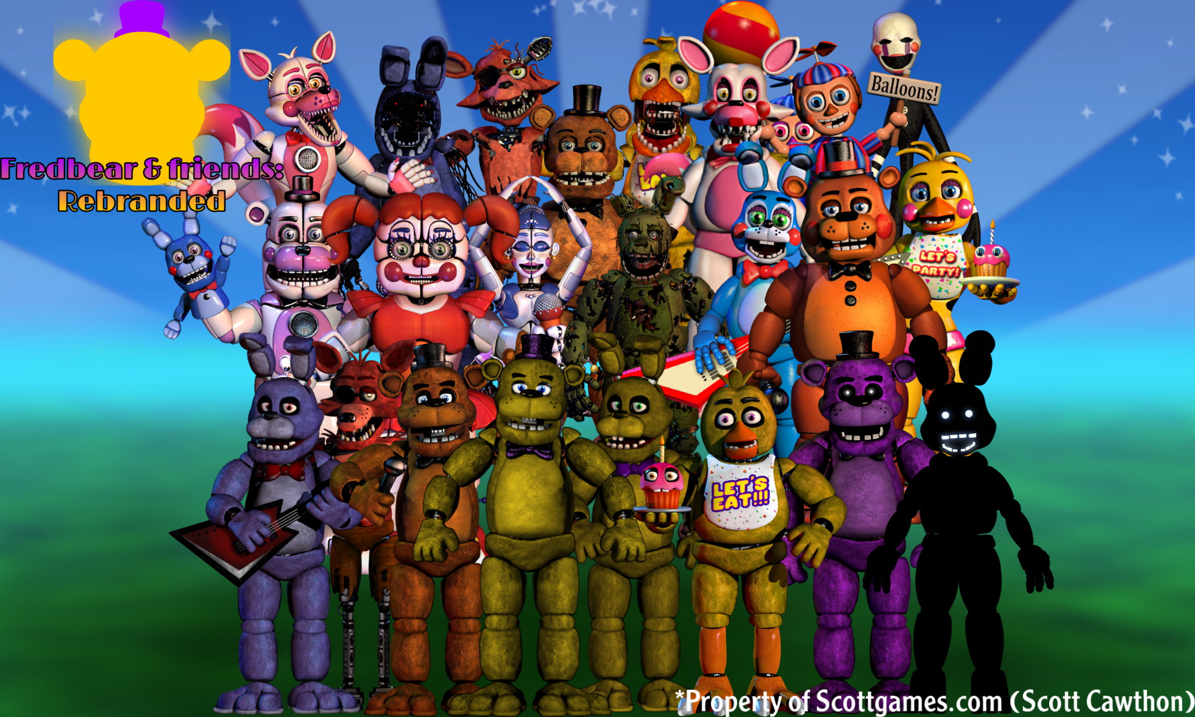 FNAF WORLD by GareBearArt1 on DeviantArt