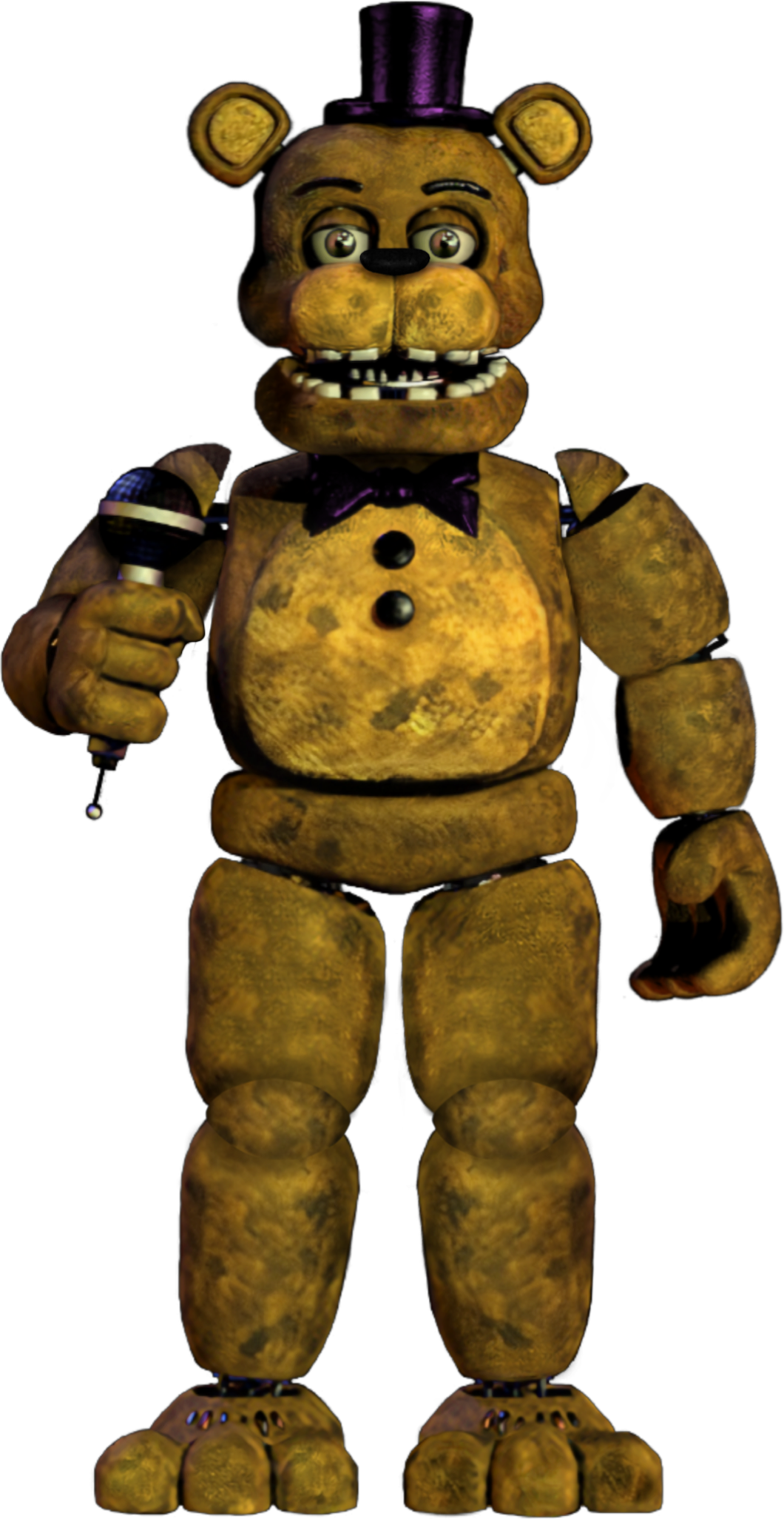 Fnaf movie styled bite of 83 fredbear (PNG) by gavin53zan on DeviantArt