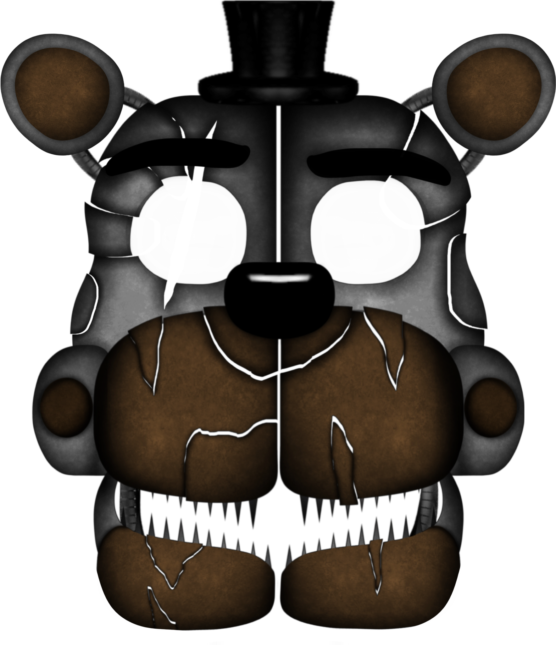 Redesigned Molten Freddy mask by RomaxioTheFNaFfan on DeviantArt