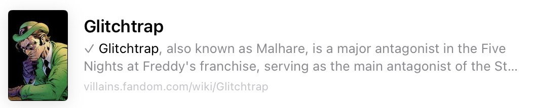 Glitchtrap, Wiki