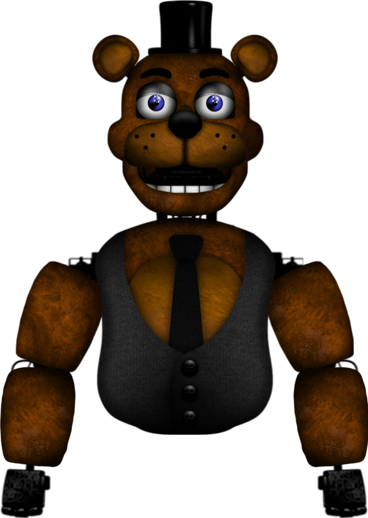 Stylized Freddy Fazbear five nights FNAF at Freddy's 1 : r