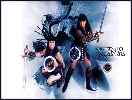 Norma as Xena wallpaper