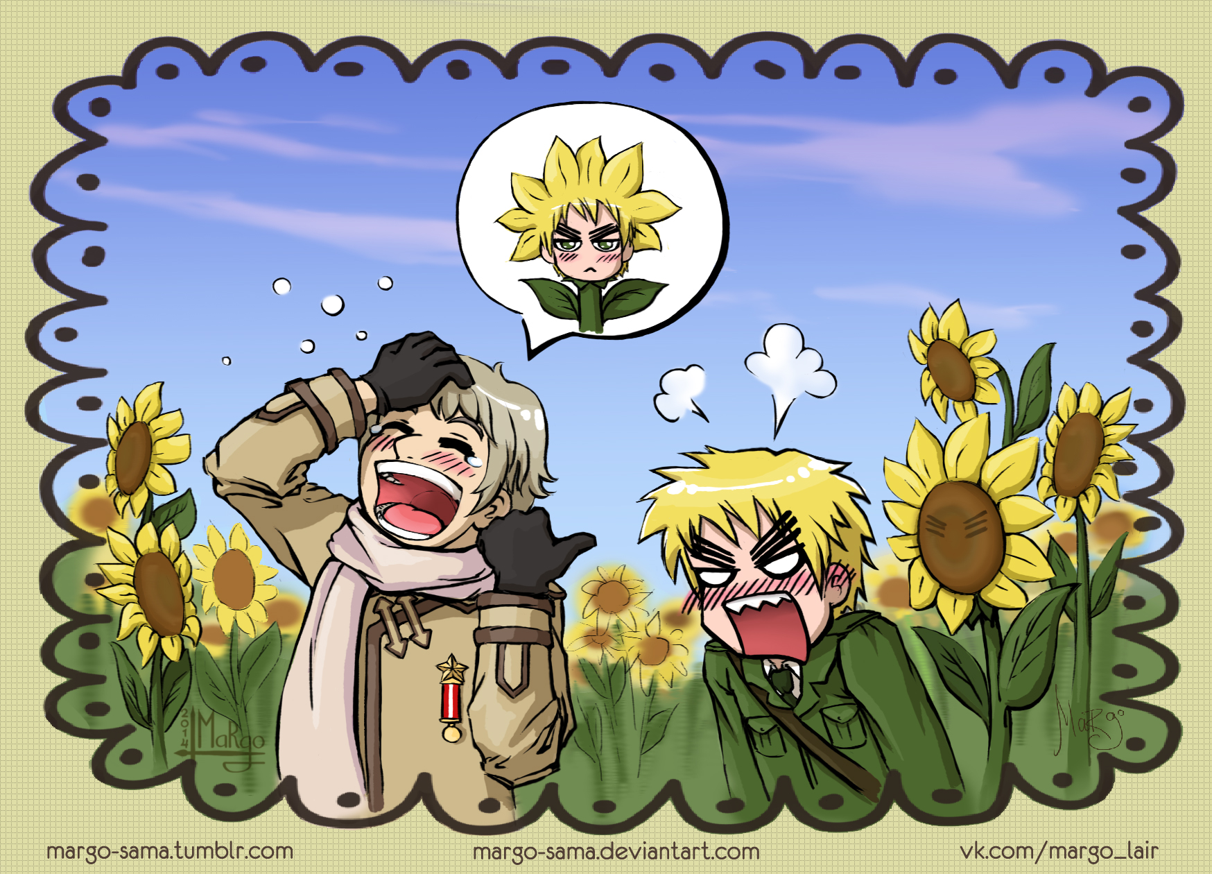 [APH] You look like a sunflower, part 1
