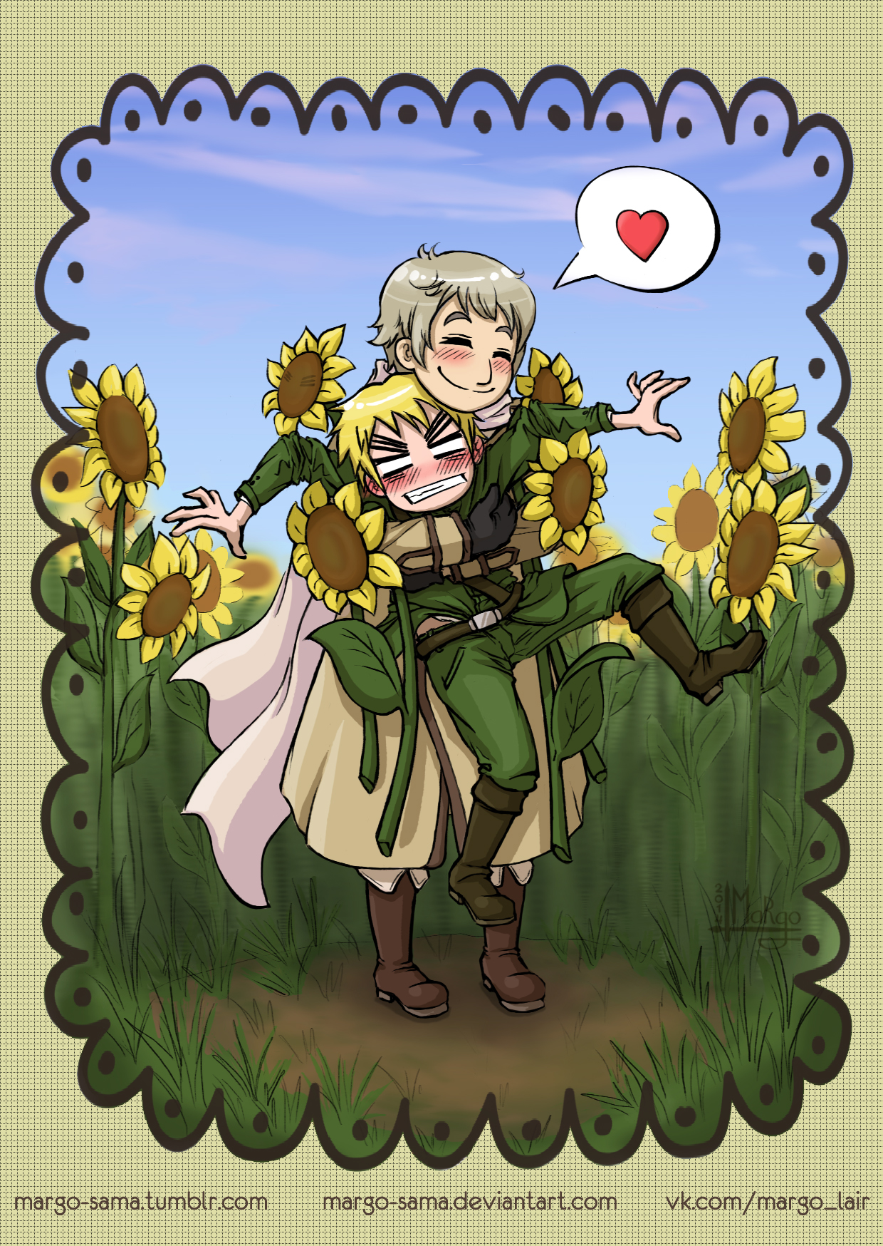 [APH] You look like a sunflower, part 2