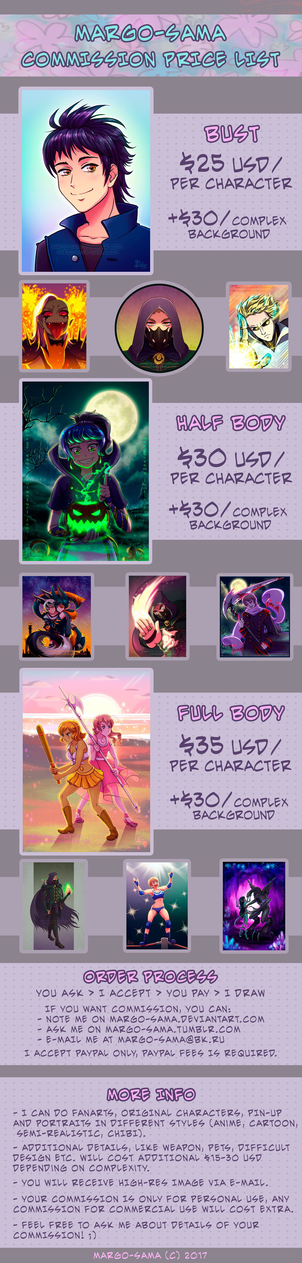 [OPEN] Commissions Info [Paypal]