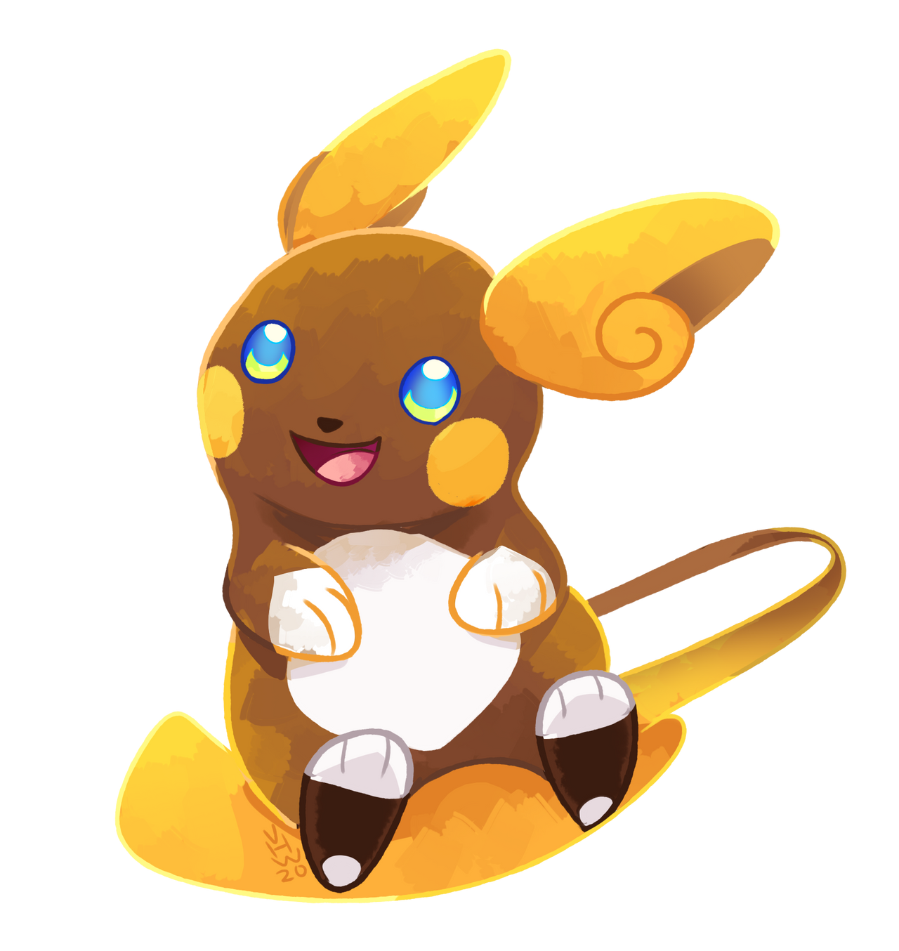 Shiny Alolan Raichu By VictoriaHWinter On DeviantArt shiny-alolan-raichu-by-victoriahwinter-on-deviantart