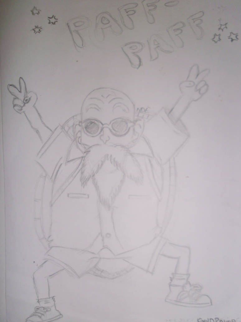 Muten Roshi Colouring In MutenRoshi~ by GolDRouge on DeviantArt