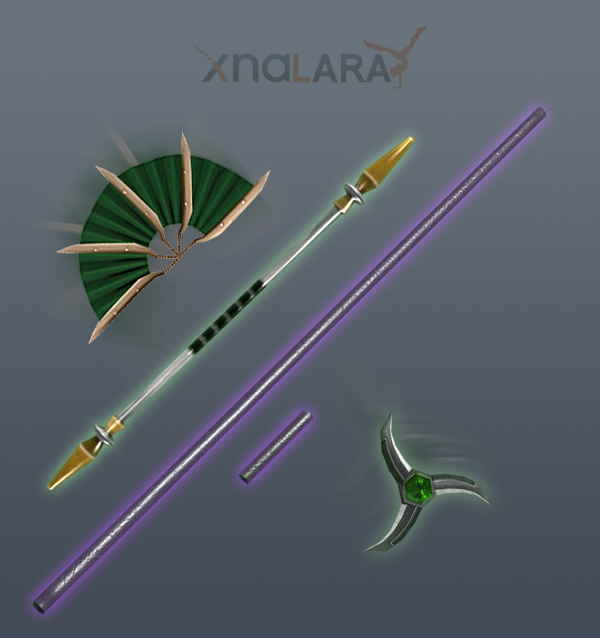 Jade's weapons