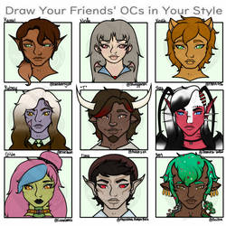 Friends' OCs Meme