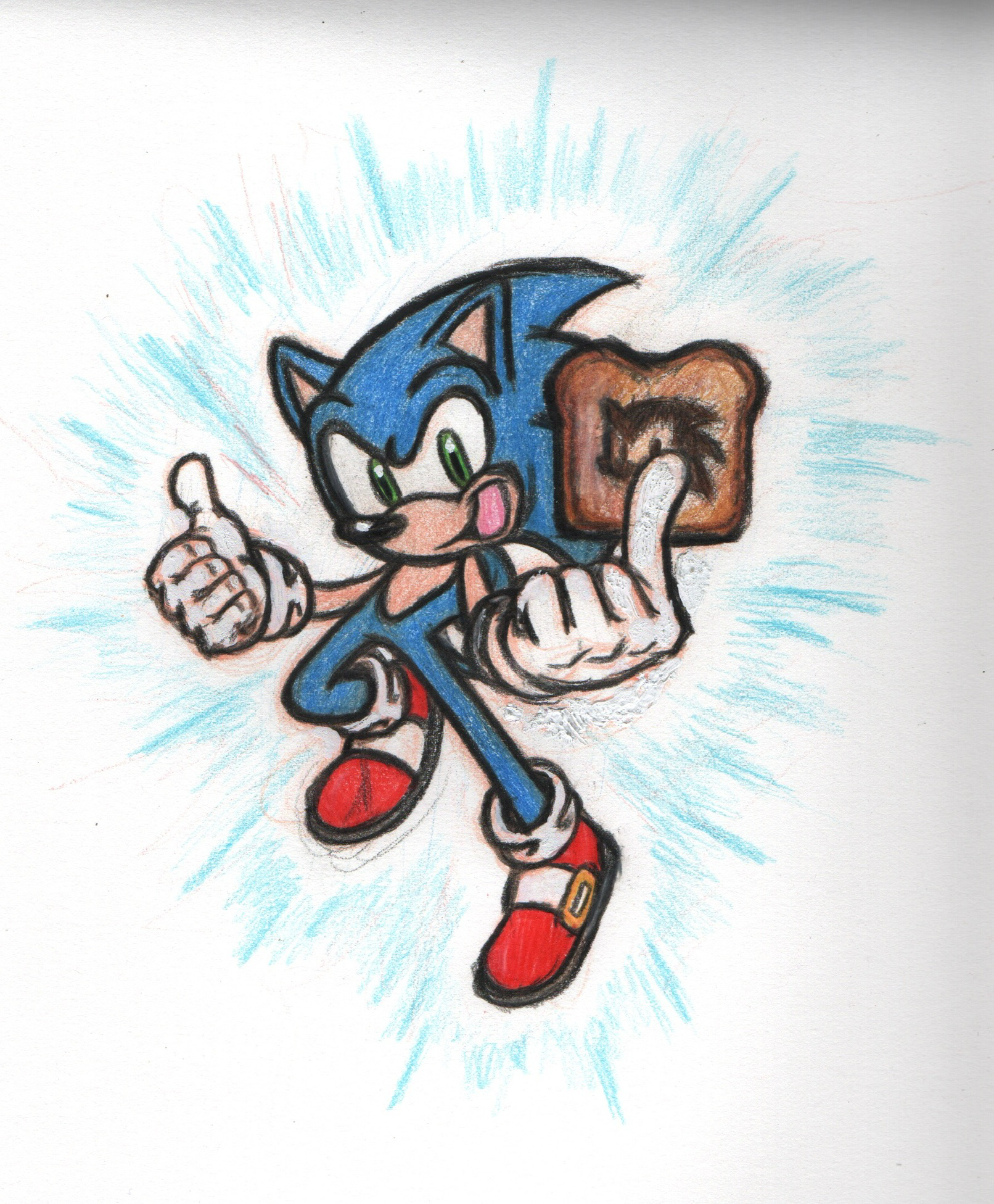 Classic Sonic Japanese style coloring practice! by WildWildTJS on DeviantArt