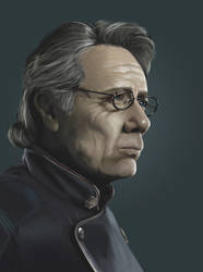 Commander William Adama by Dallas-Drake