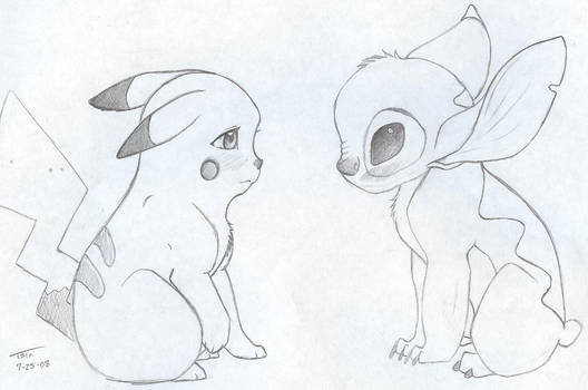 Pikachu and Stitch