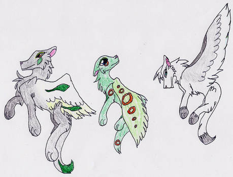 Winged Canine Adopts (3-5 Points Each) Closed