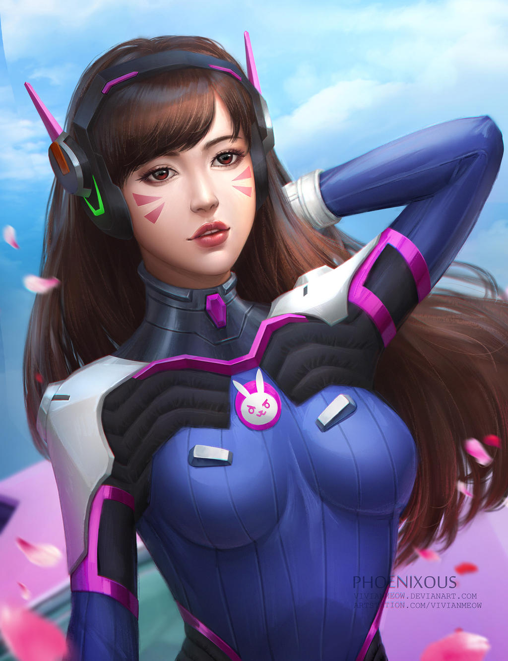 Vvaa4 Deviantart D.VA Fanart by VivianMeow on DeviantArt
