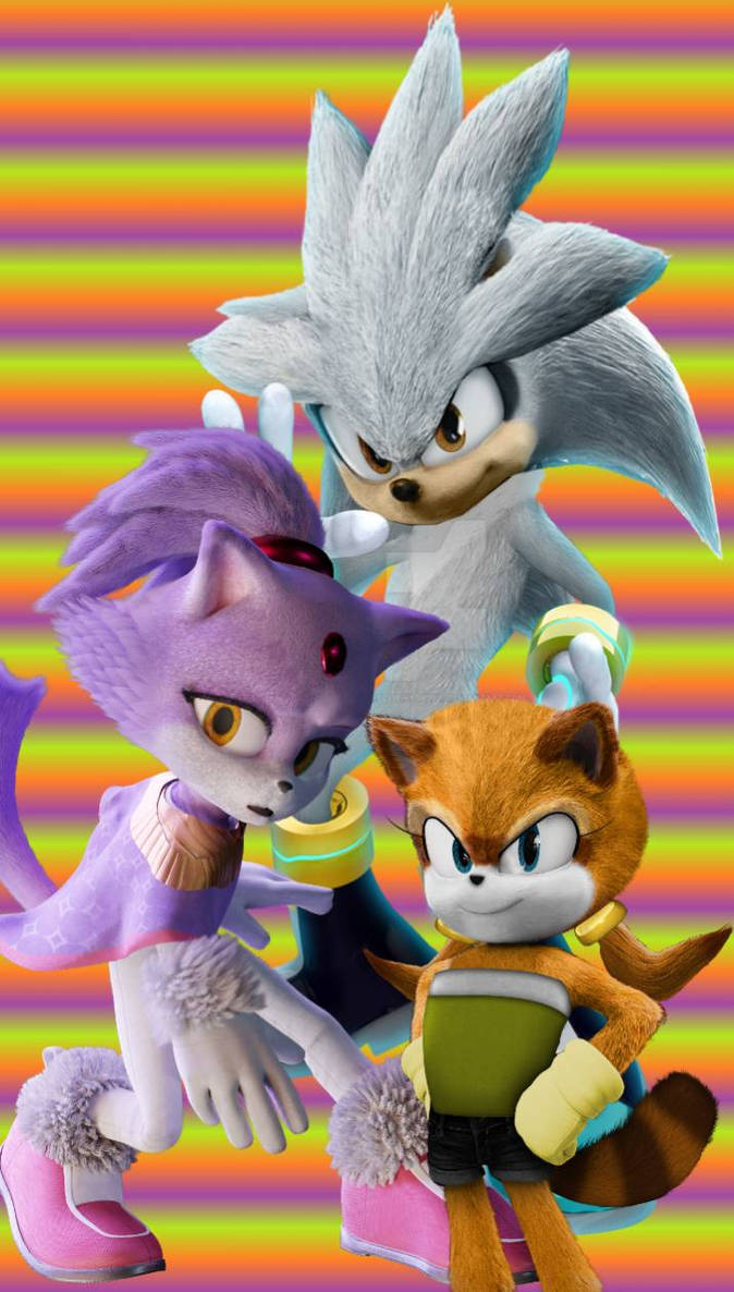 Blaze,Silver and Marine (Sonic Movie) by Veru23 on DeviantArt