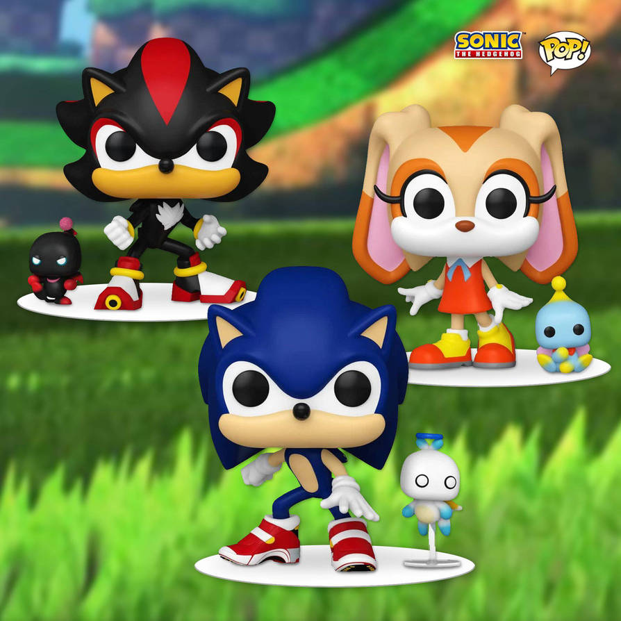 Sonic, Shadow and Cream (FUNKO POP) by Veru23 on DeviantArt