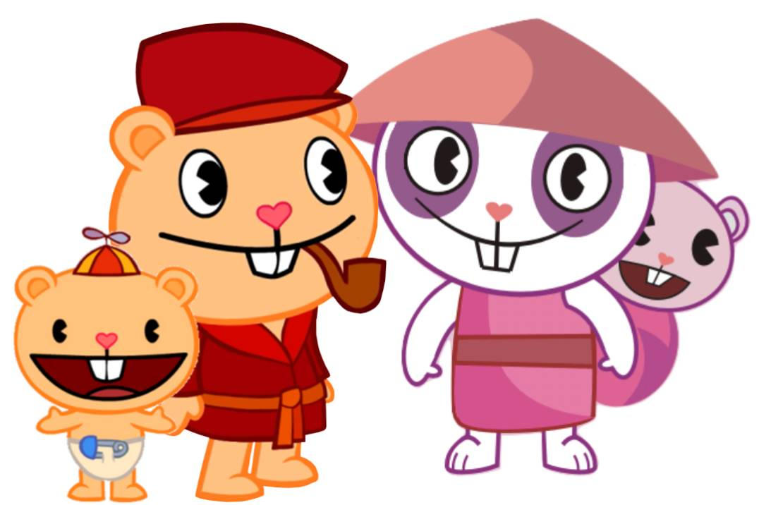 HTF, Pop x Panda Mom Family by Veru23 on DeviantArt