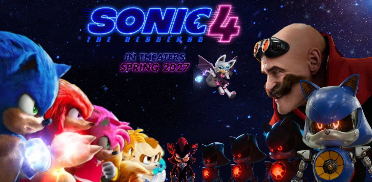 Sonic the Hedgehog 4, New Poster Movie, 2027 by Veru23 on DeviantArt