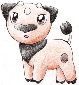 Fakemon: Baby Miltank x Tauros