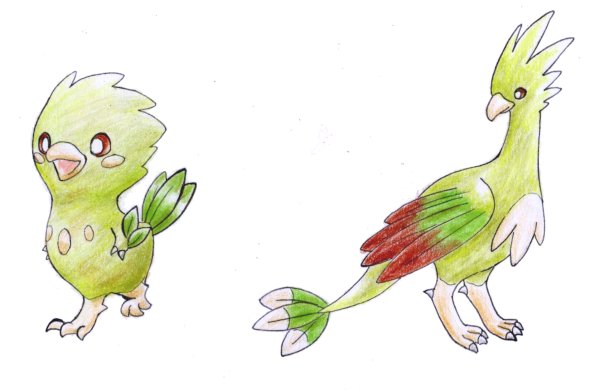 Fakemon: Pechico and evolution