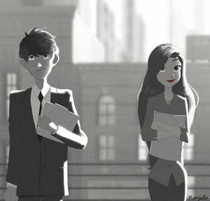 Jackunzel: Paperman AU