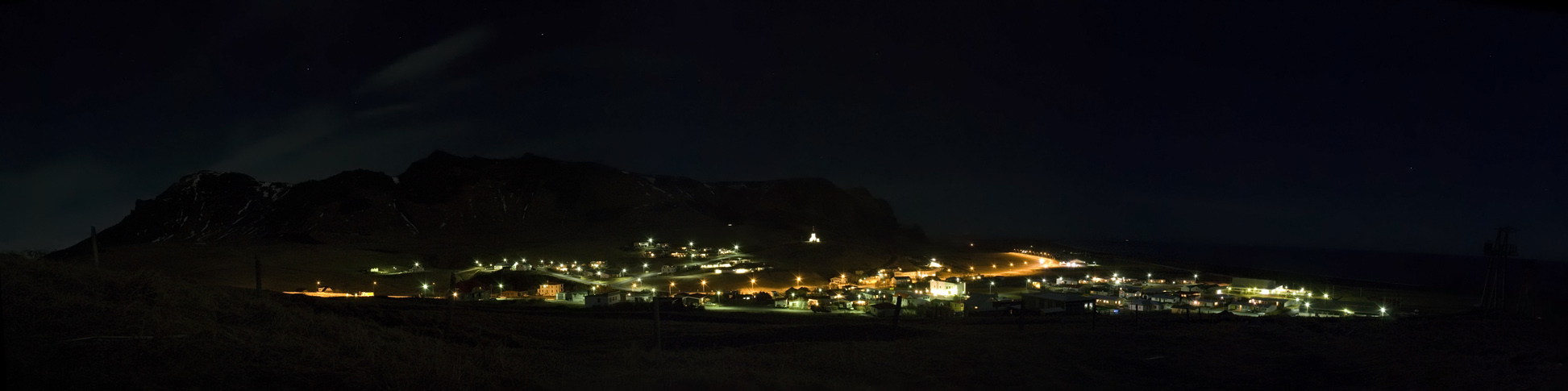 Vik at night