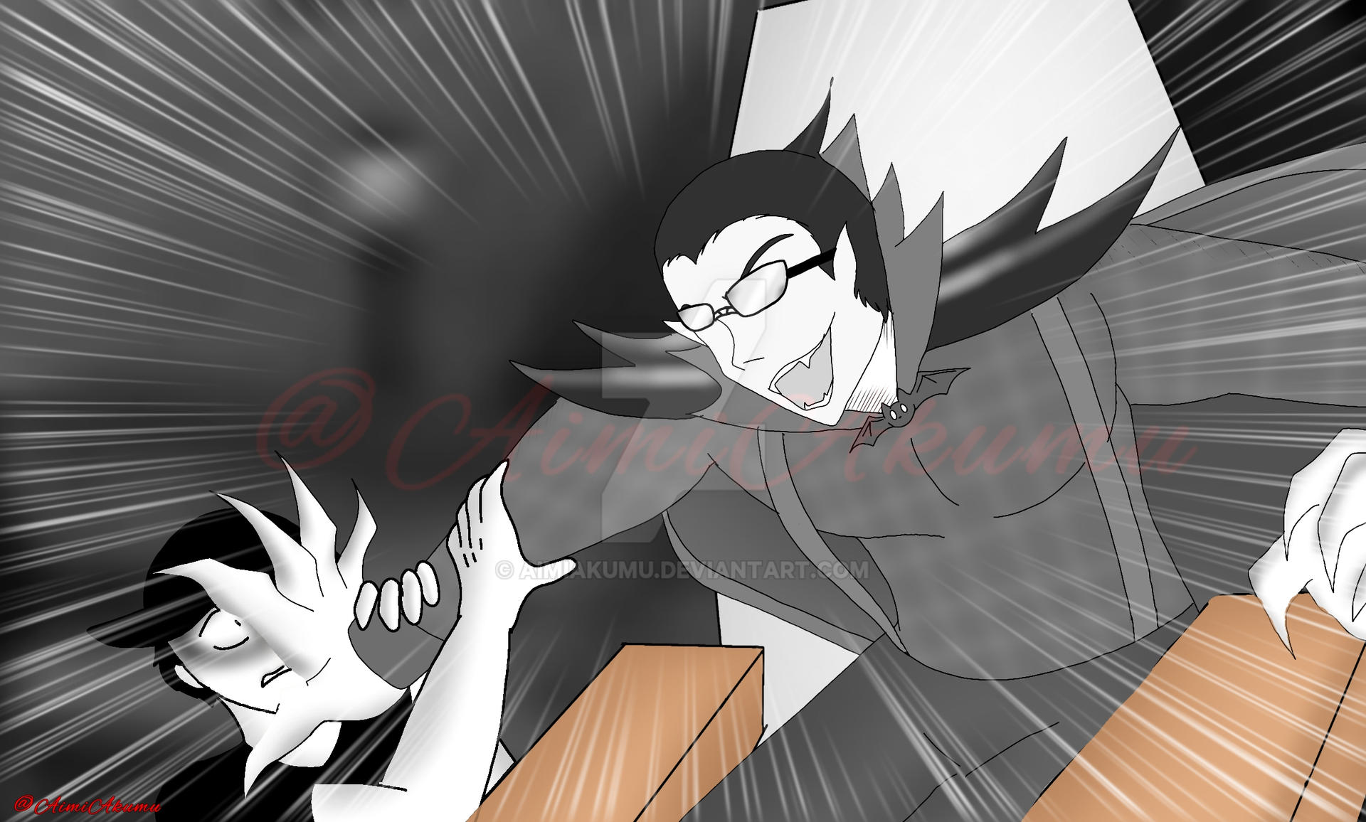 Holy hands - Hackula manga style by AimiAkumu on DeviantArt