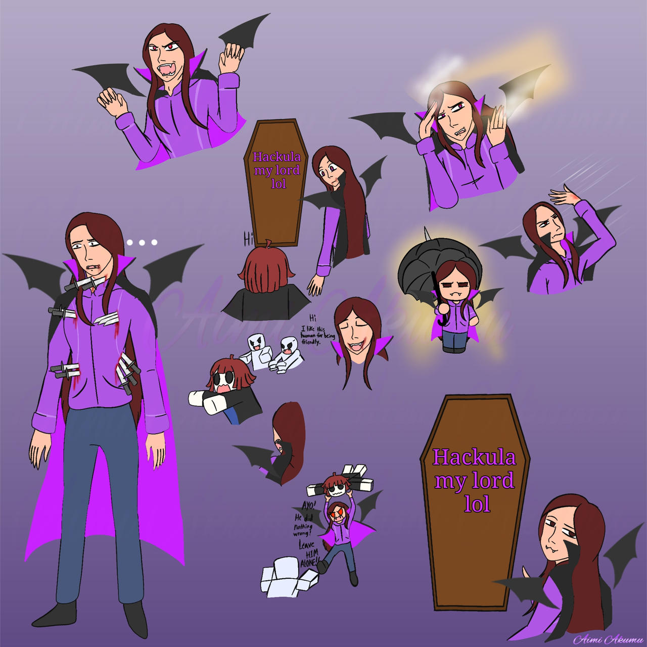 Vampire Moment In Thirsty Vampire game by AimiAkumu on DeviantArt