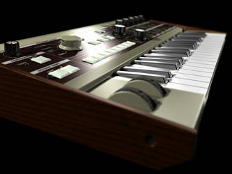 MicroKorg Synth in 3D