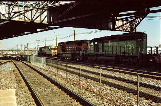 BNSF Cicero Ave, 4-2-97