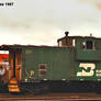 BN-FWD Caboose189, 1987CR