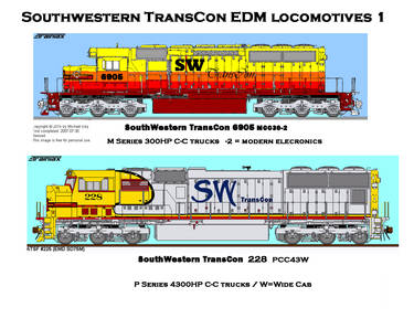 EDM SWTransCon Locomotives 1 8-14-17