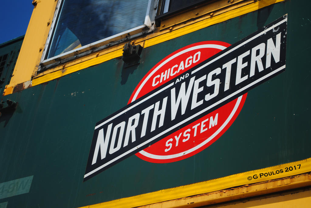Cnw Group Cnw Logo CNW CHICAGO & NORTH WESTERN RWY SCOTCHLITE 3M LOGO STICKER