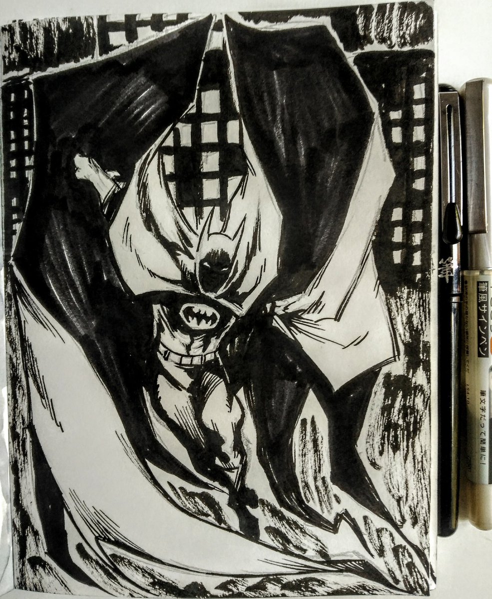 Inktober day 4: Batman