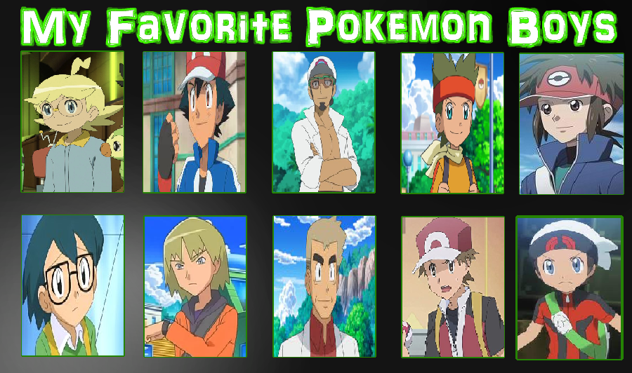 My Favorite Pokemon Boys by FranciscaTheCat on DeviantArt