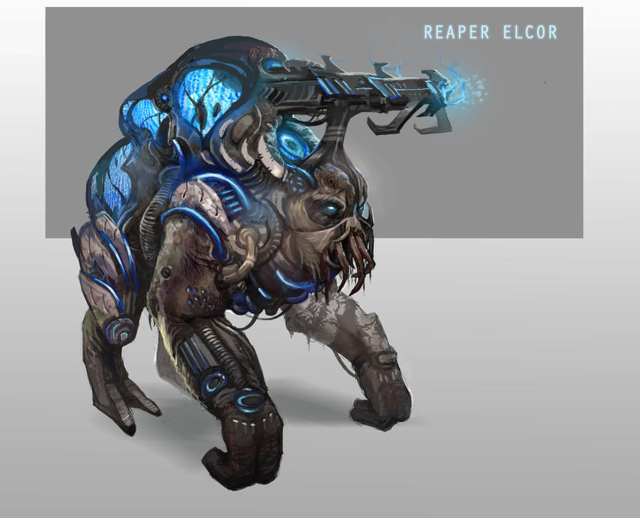 Reaper Elcor by AndrewRyanArt on DeviantArt