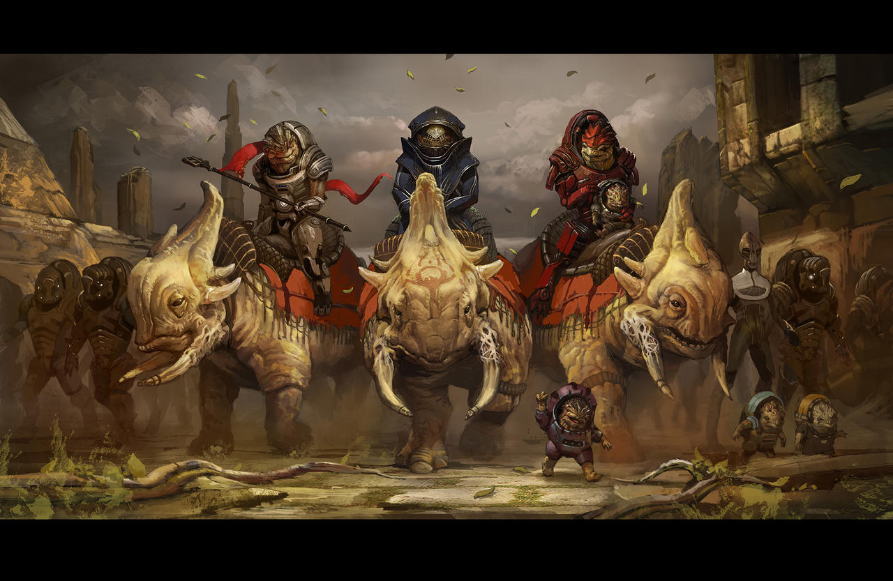 A Future for the Krogan by AndrewRyanArt