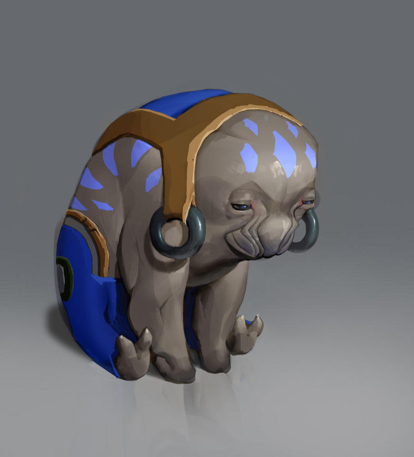 Baby Elcor by AndrewRyanArt on DeviantArt