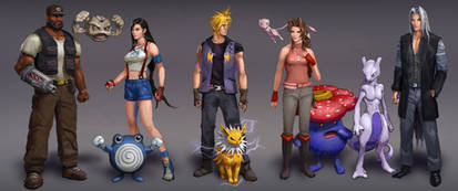 Final Fantasy 7 + Pokemon