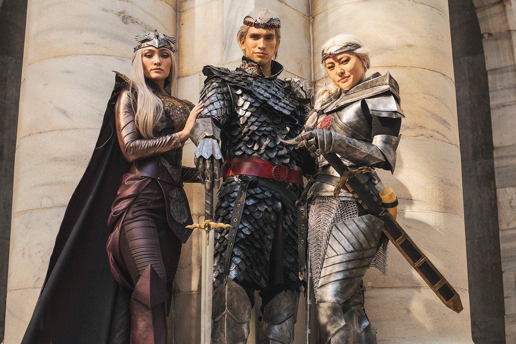 Aegon, Visenya, Rhaenys cosplay by AndrewRyanArt