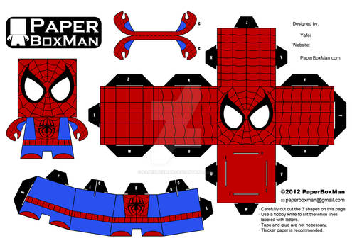 PaperBoxMan 005 - Spider-Man