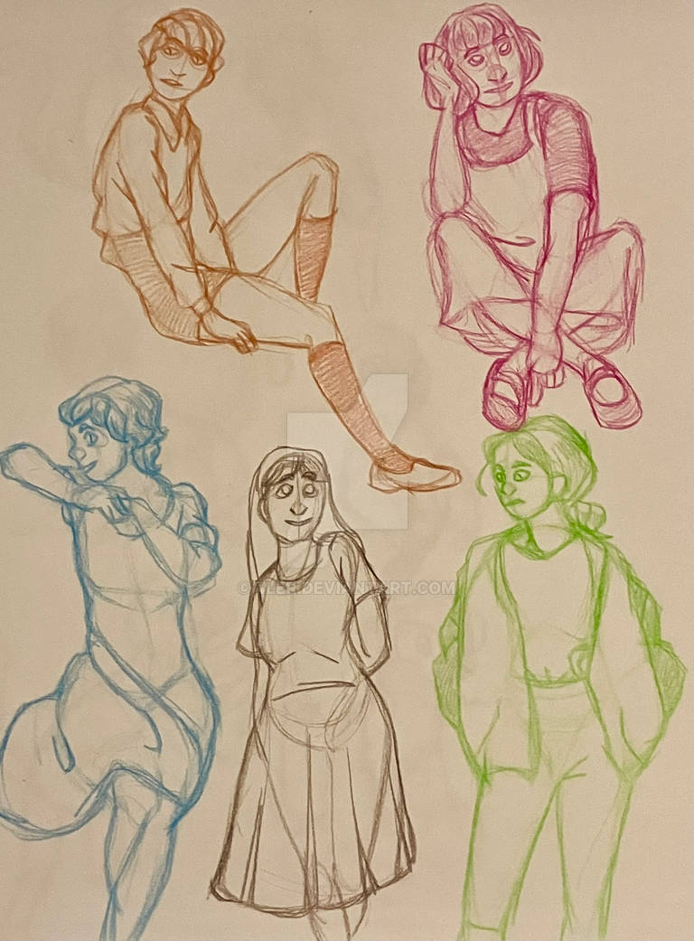People Sketches With Colored Pencils By 4ler On DeviantArt people-sketches-with-colored-pencils-by-4ler-on-deviantart