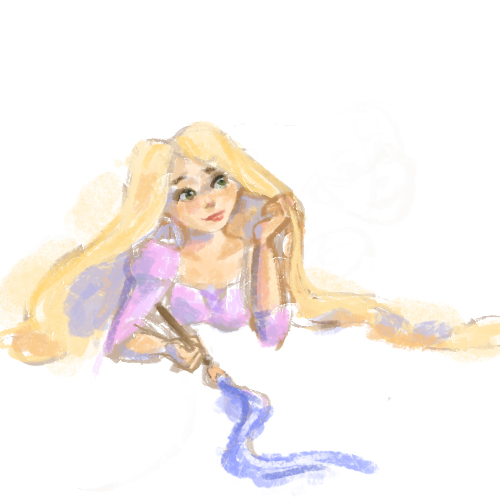 Rapunzel Doodle