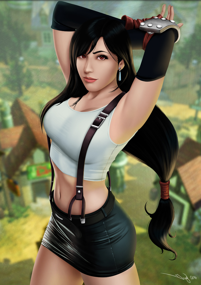 Danielle Vedovelli's Tifa cosplay.