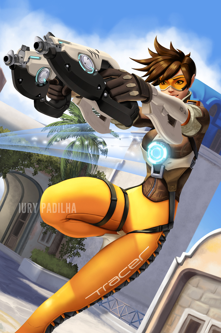 Overwatch - Tracer [Wallpaper] by KirarinAigis on DeviantArt