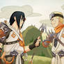 Naruto and Sasuke / Genji and Hanzo